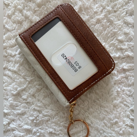 White and Brown Wallet - Picture 2 of 3